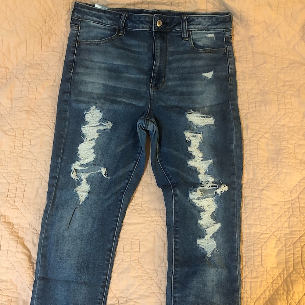 American Eagle 14 super hi rise Jegging